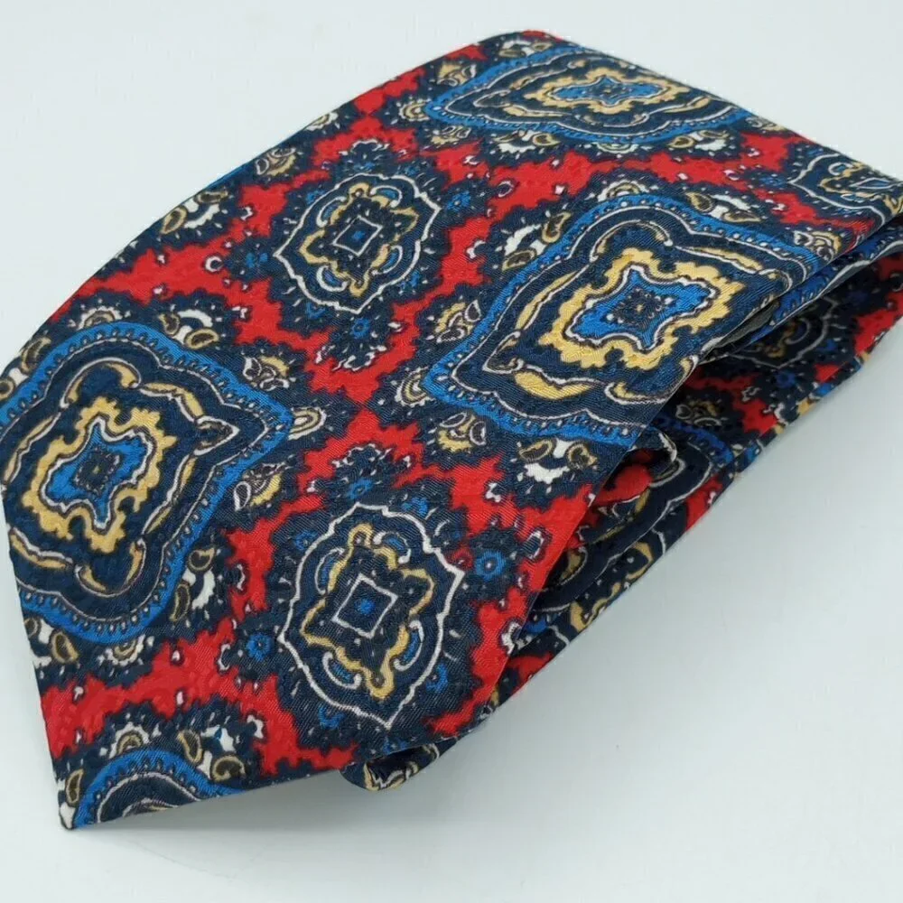 Grenada Multi Colored Abstract Patterned Men's Tie - 55
